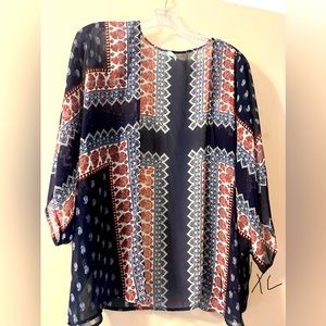 Beautiful, spring, sheer cover-up